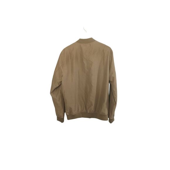 Pull & Bear Slim Fitting Tan Bomber Jacket Size Men's Large - Picture 8 of 8